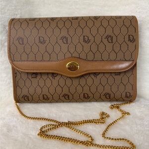 CHRISTIAN DIOR Honeycomb Chain Bag